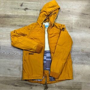 Gold Columbia Chatfield Sherpa Jacket small